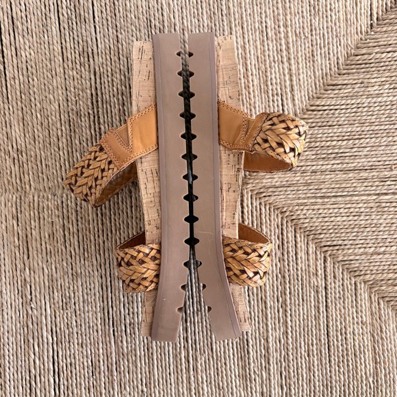 baretraps Sandals Women's Size 8.5 Platform Braided Straps Boho - Picture 5 of 7